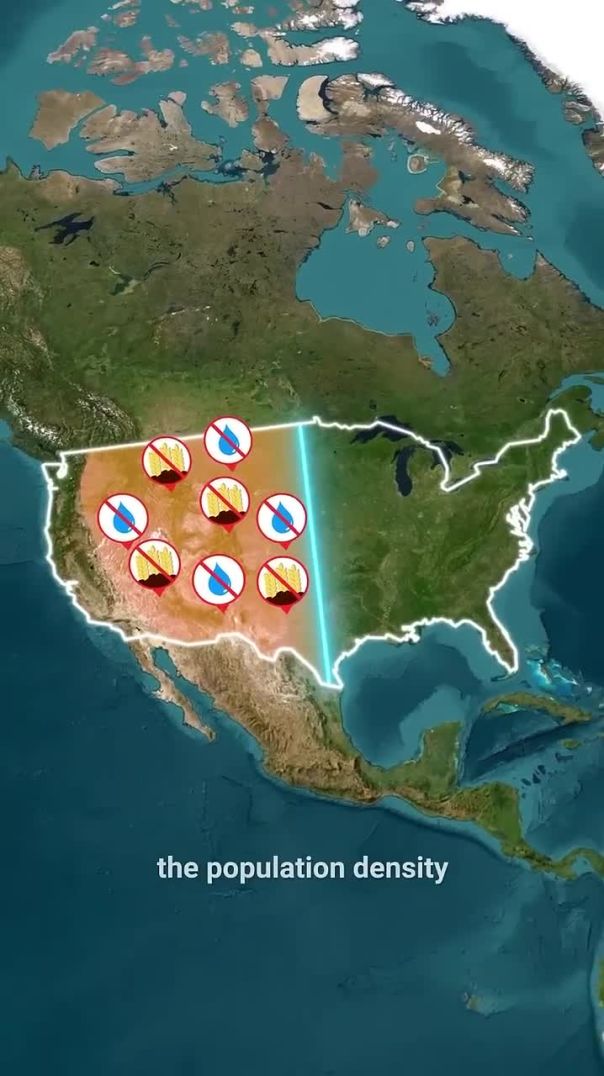 Why 80% of Americans Reside East of This Line: Exploring U.S. Population Trends 🌎