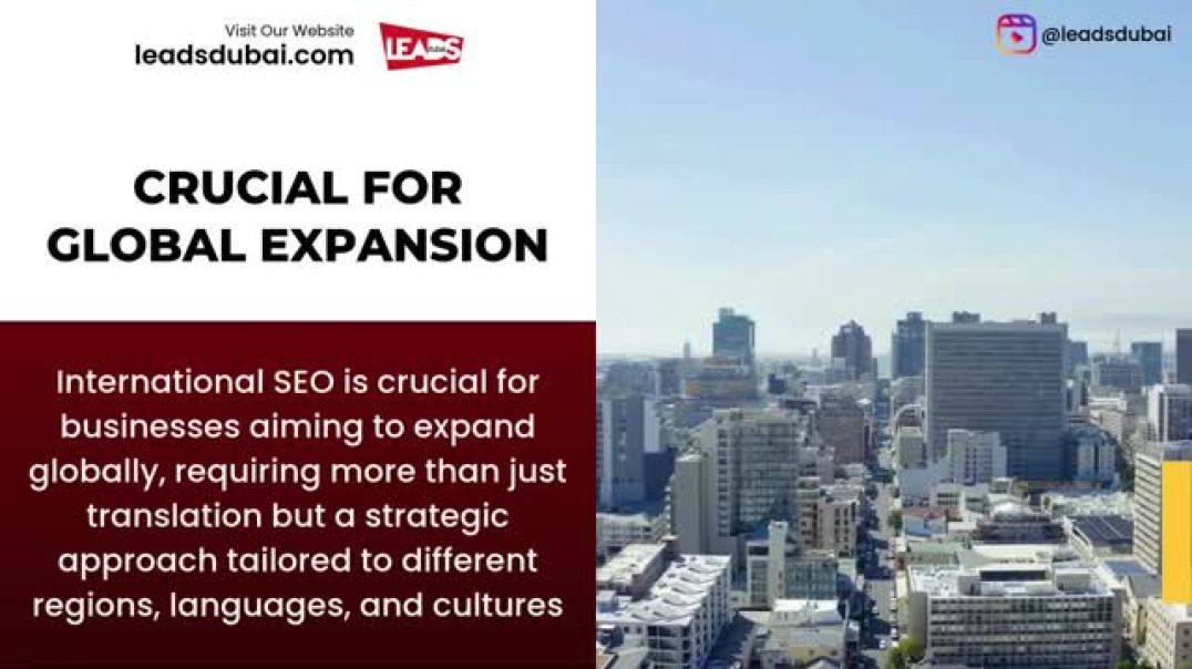 ⁣International SEO in UAE: Expand Your Global Reach