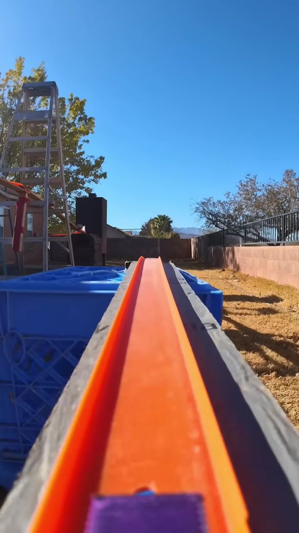 Should you ride this roller coaster 🎢? #hotwheelstrack #hotwheels #rollercoaster