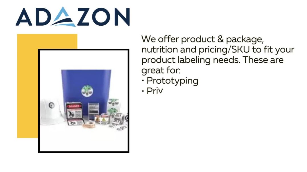 Create Professional Custom Labels for Your Food Products -Adazon