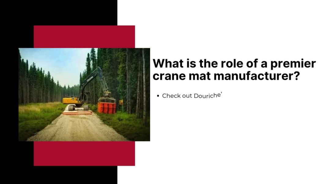 ⁣Leading Crane Mat Manufacturer| SiteSafe™ Crane Mats