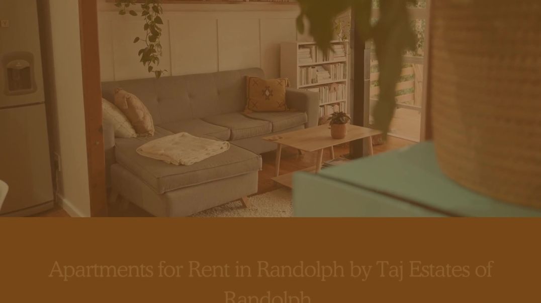 ⁣Top-Notch Apartments for Rent in Randolph - Taj Estates