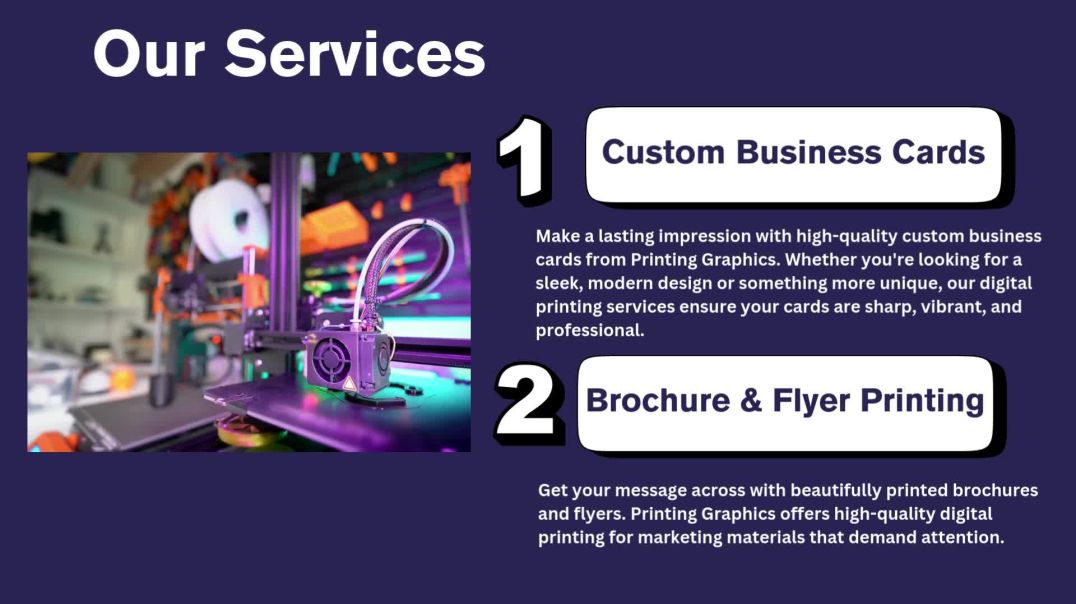 Digital Printing Services | Printing Graphics