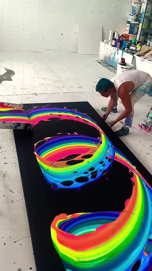 Impressive work ✨ #spinart #artwork #artvideo