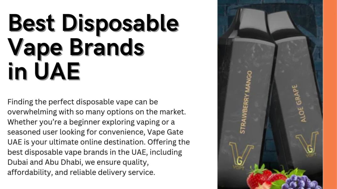 Shop online for the Best Disposable Vape brands in UAE- Vape Gate UAE