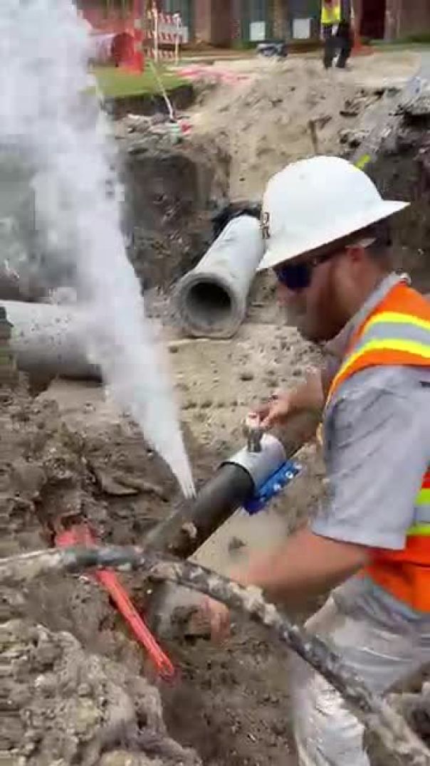 High Pressure Water Main Repair