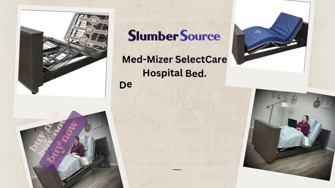 ⁣Med-Mizer SelectCare Hospital Bed. Delivered/Setup Faster Than Any Store