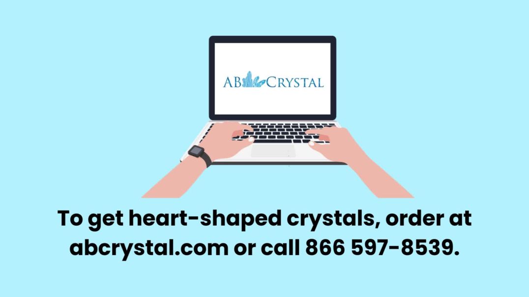 ⁣Heart-Shaped Crystal | Wholesale Crystal Order