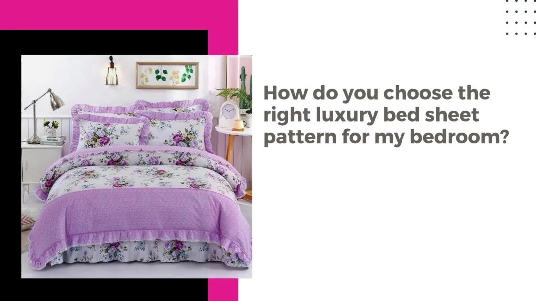 Buy Luxury Bed Sheets Online| Online Bed Sheet Patterns| The Happy Ladies