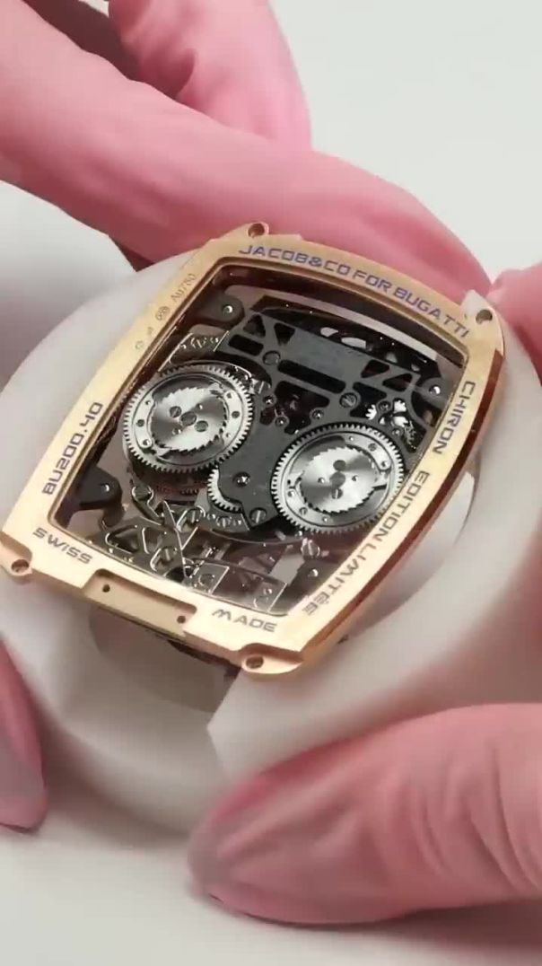 Inside the Jacob & Co. Bugatti Tourbillon – A Masterpiece in Motion #shorts
