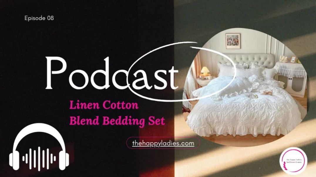 LinenLinen Cotton Blend Bedding Set | White Colour Luxury Bedding Collection Cotton Blend Bedding Se