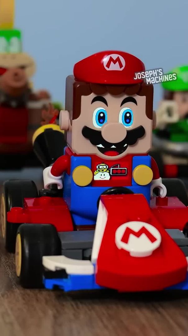 LEGO Super Mario: Epic Mario Kart Race Track Build! Let’s-a-go! 🏎️🍄