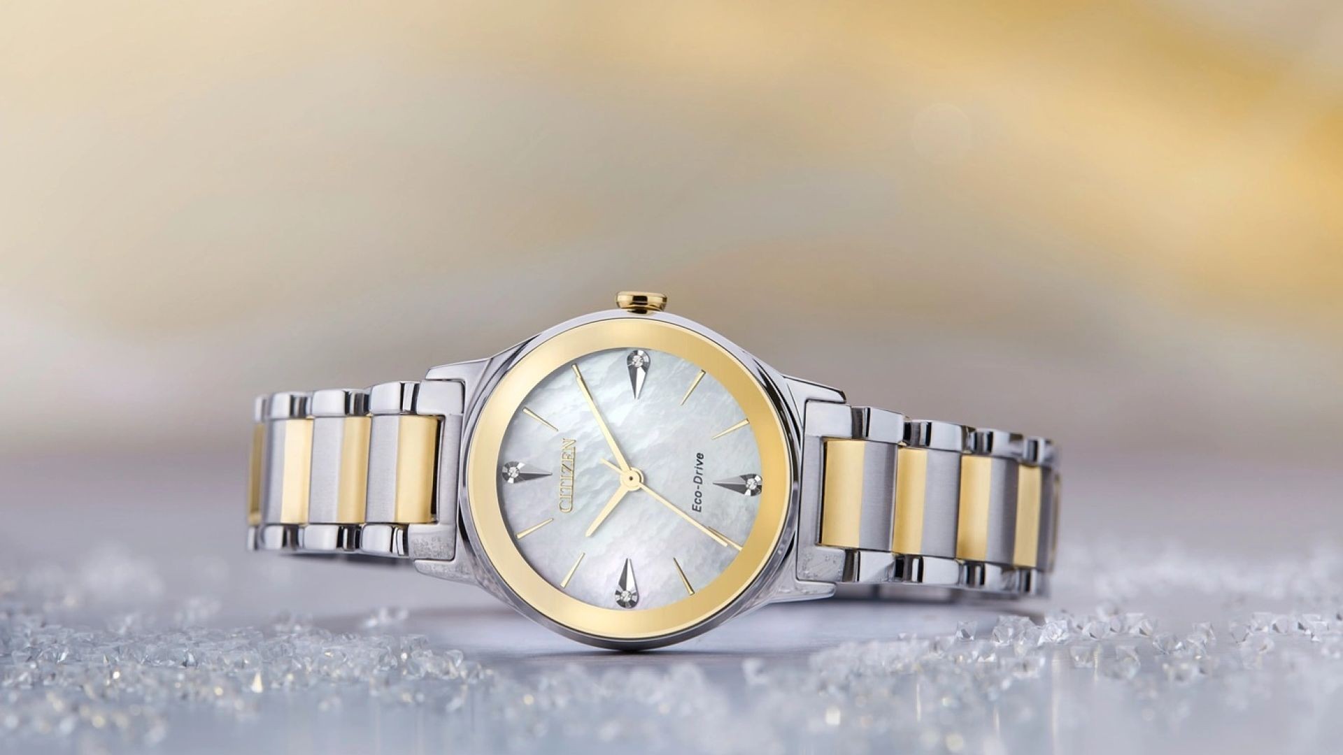Đồng hồ EM0734-56D | Citizen EM0734-56D – Elegant Pearl Dial Timepiece for Modern Women 💎⌚
