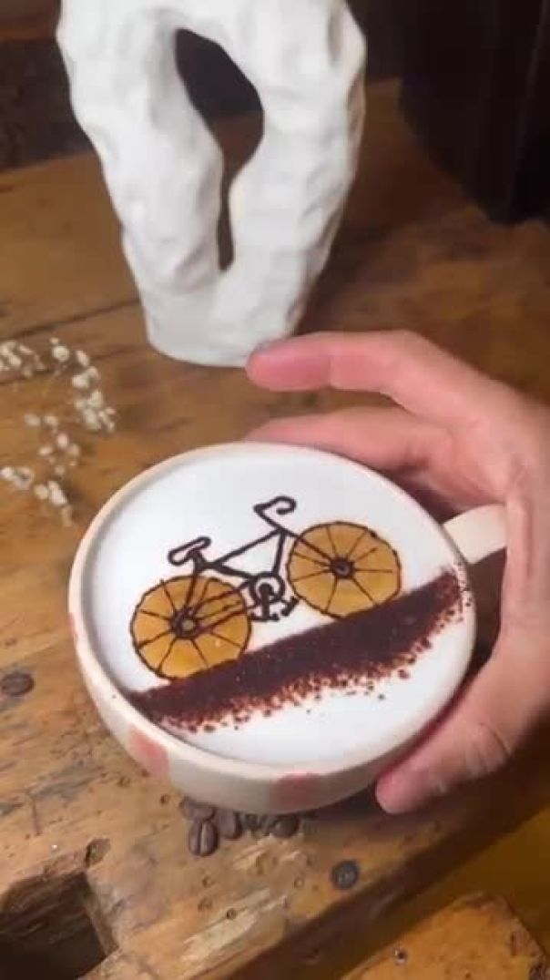 Most Unexpected Latte Ever! You Won’t Believe What’s Inside 🤯☕