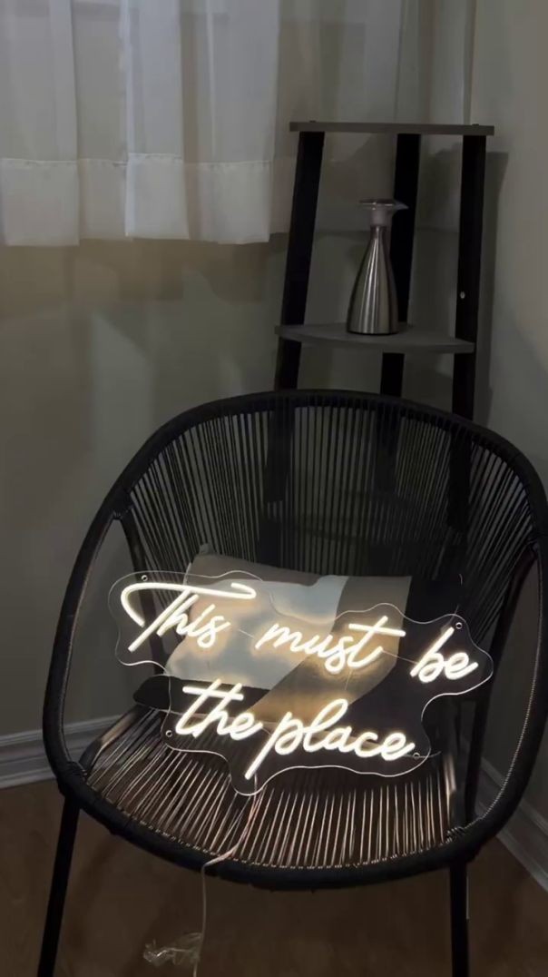 Kitchen Glow-Up with a Custom Neon Sign ✨