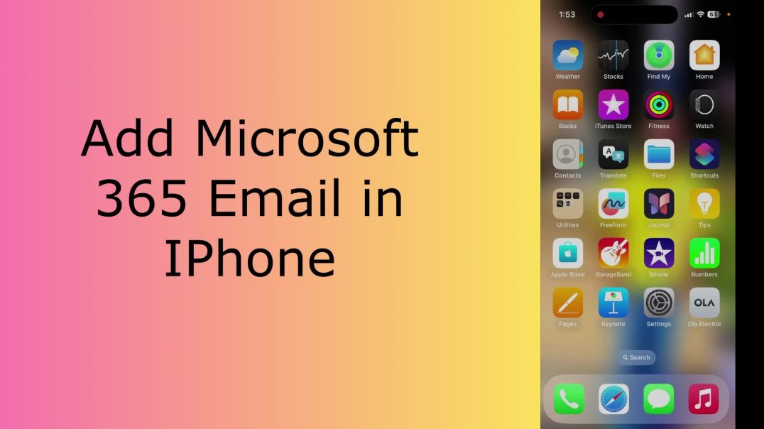 Add Office 365 Email Account to Your i Phone
