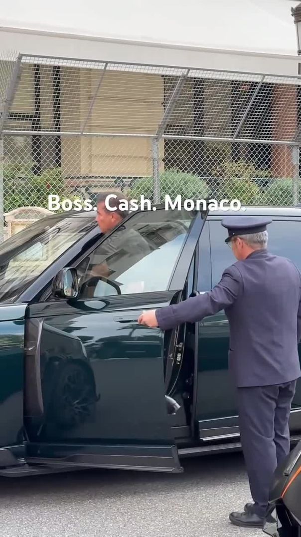 Boss. Cash. Monaco. He Just Arrived 💼💰🇲🇨