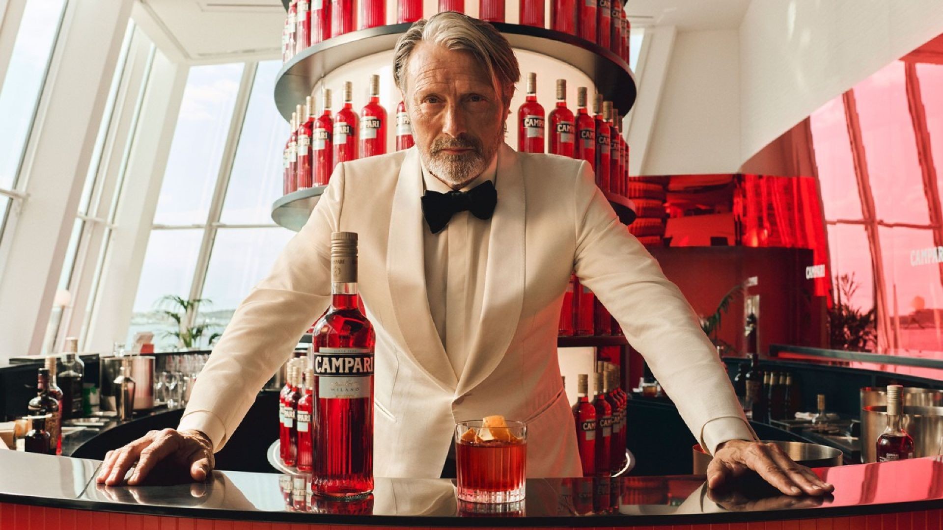 Mads Mikkelsen & Campari: “The Bartender” Short Film Stirs Kiwi Curiosity