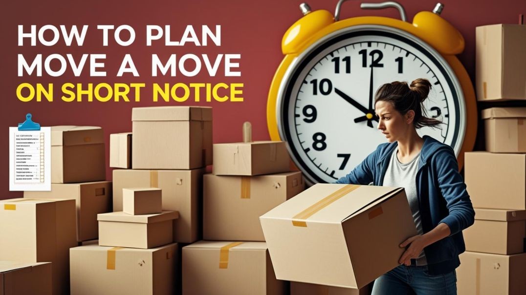 How to Plan a Move on Short Notice | Oz Furniture Removals