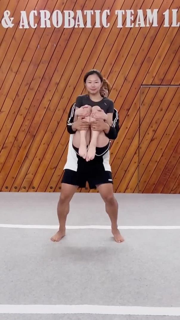 Oops, Slipped! 😱 Partner Challenge Fails Hilariously