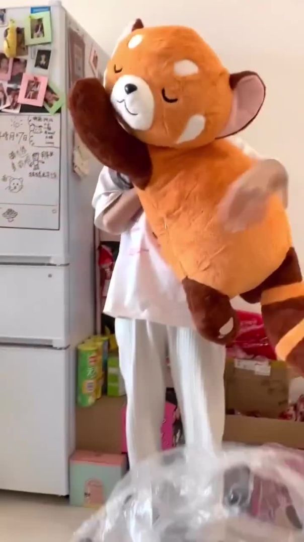 Unboxing the Cutest Red Panda Plush Ever! 🐾🧸