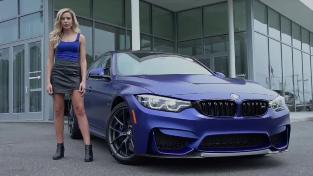 2018 BMW M3 CS Review / Frozen Dark Blue II Metallic / Exhaust Sound