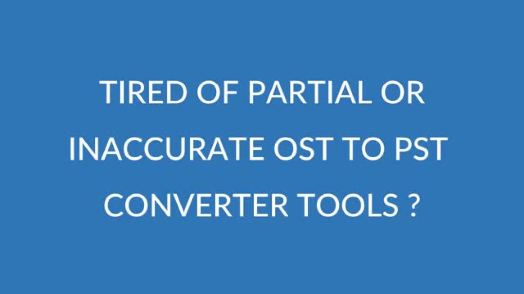 How to Convert OST to PST File - BitRecover OST to PST Converter Tool