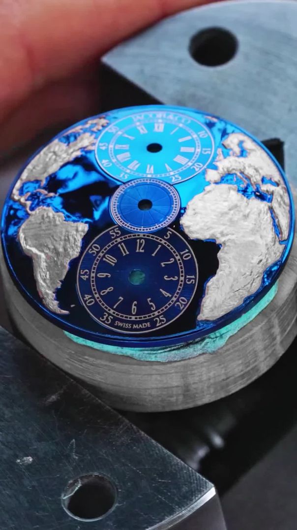 Jacob & Co. “The World Is Yours” Dual Time Zone Watch 🌍⏱️ | #asmr