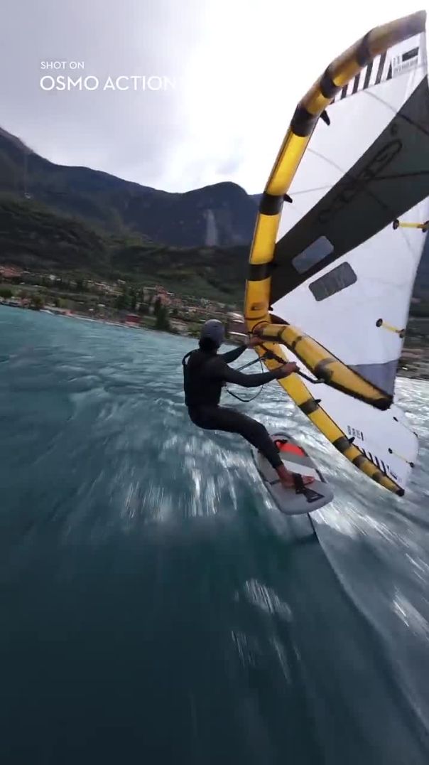 Windsurfing or Water Levitation? 💨🌊 | Shot on DJI Osmo Action 5 Pro