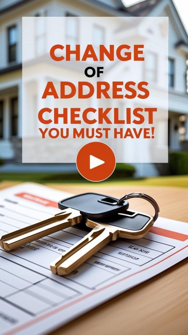 Change of Address Checklist You Must Have!