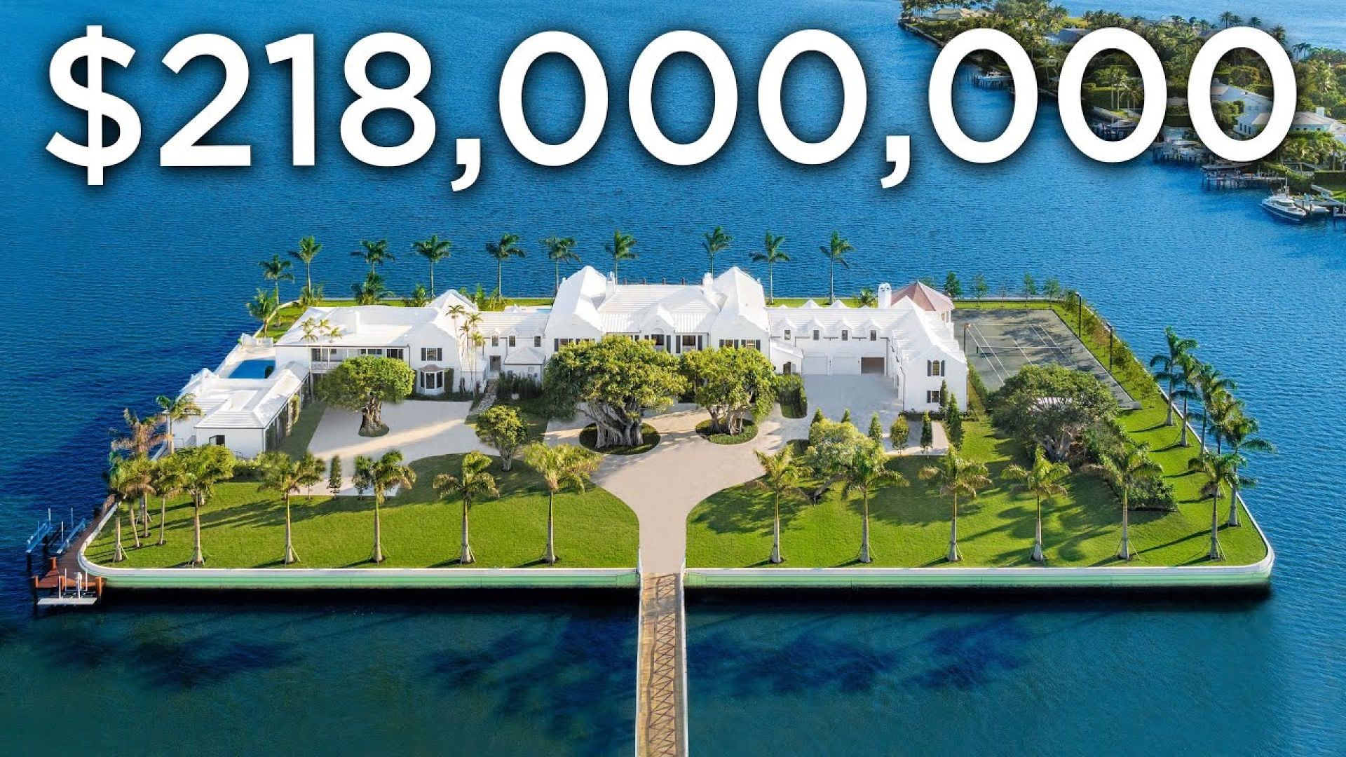 Inside a $218M Florida Mega Mansion on Its Own Private Island