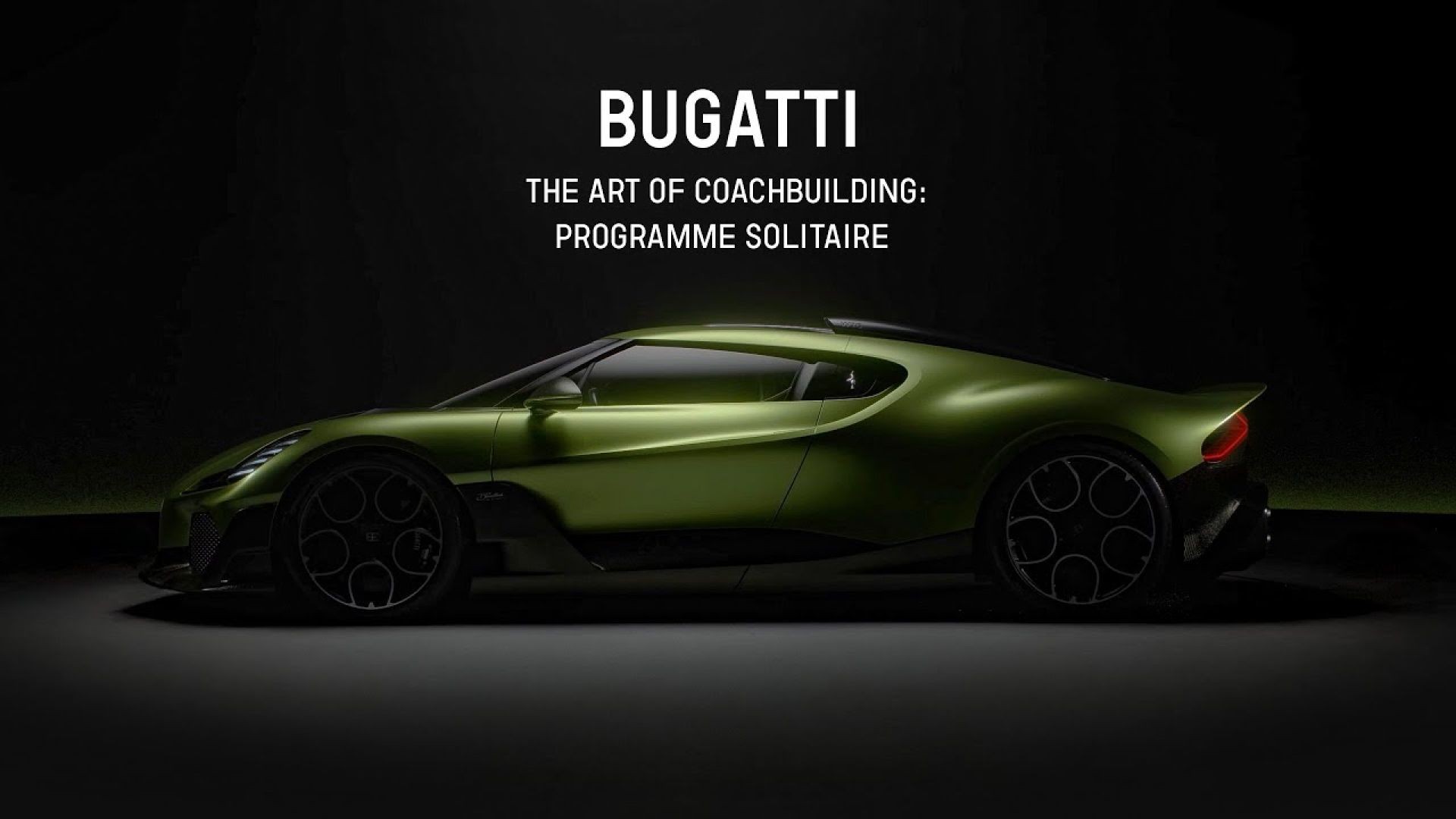 Bugatti Programme Solitaire | The Art of Coachbuilding