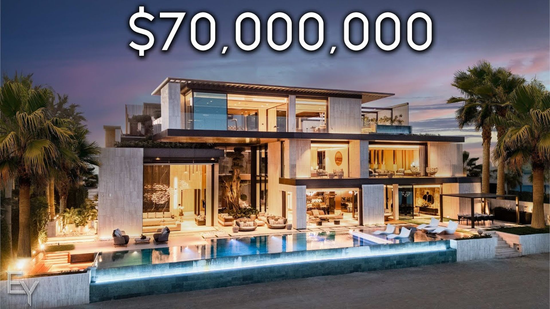 Inside a $70M Dubai Billionaire Mansion with an Incredible Underwater Garage