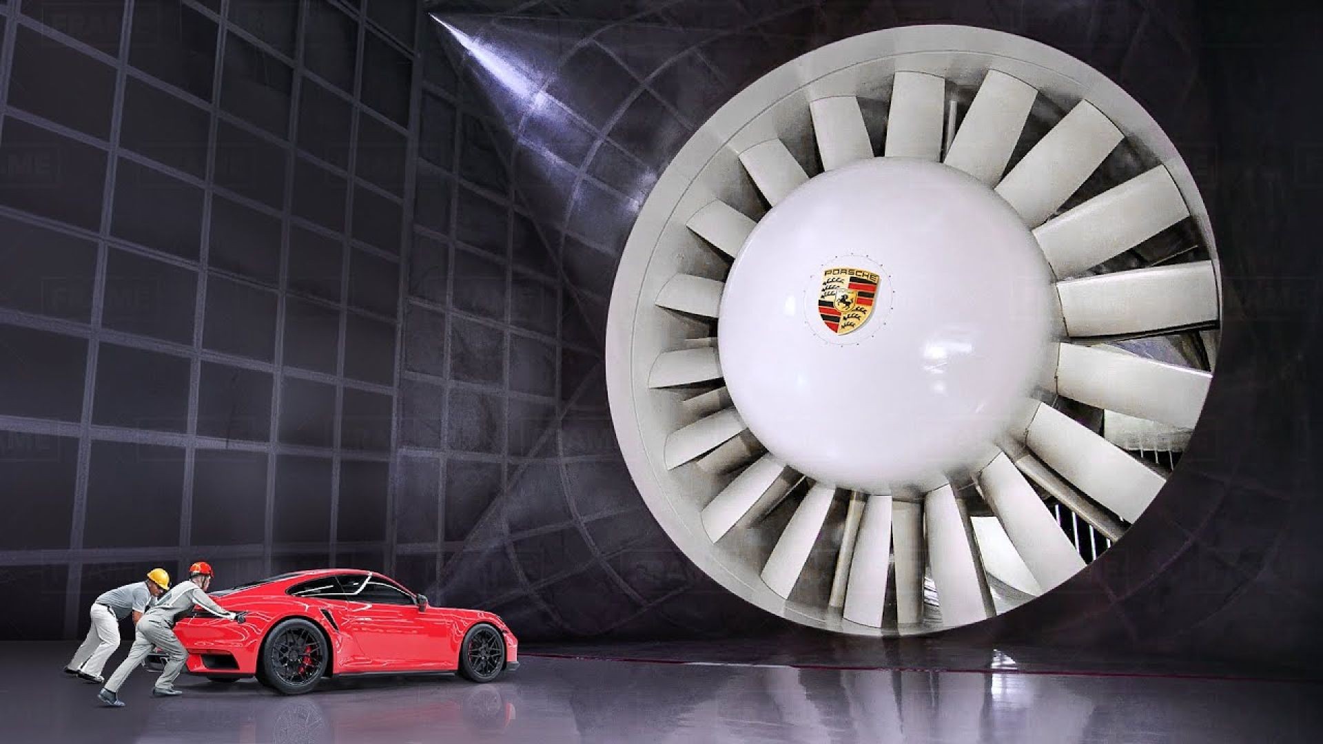 How Porsche Puts the Future 911 Through Its Paces in a Massive Wind Tunnel