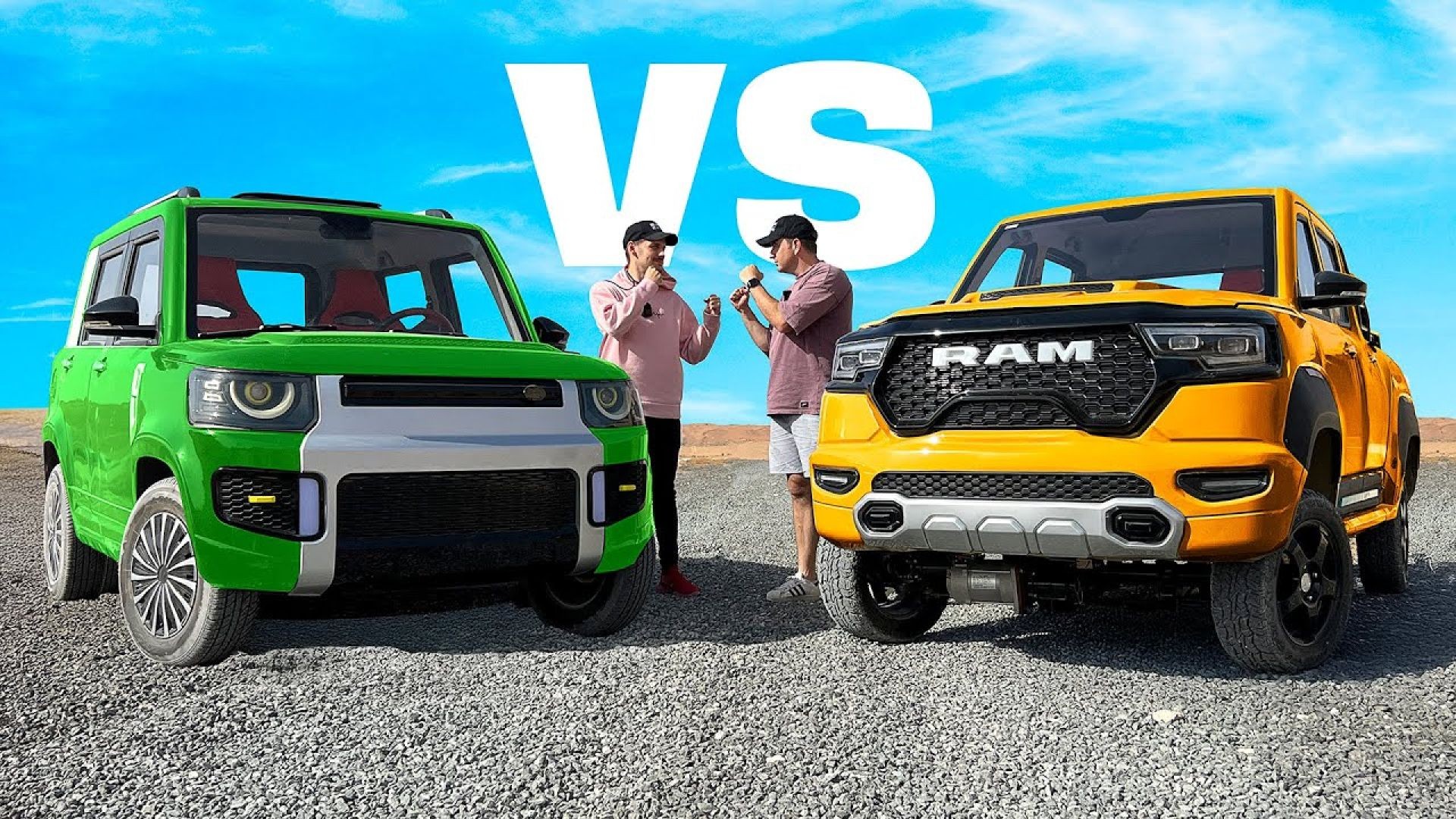 Chinese Dodge RAM vs Chinese Land Rover Defender | Fake Cars Showdown 🚙🇨🇳