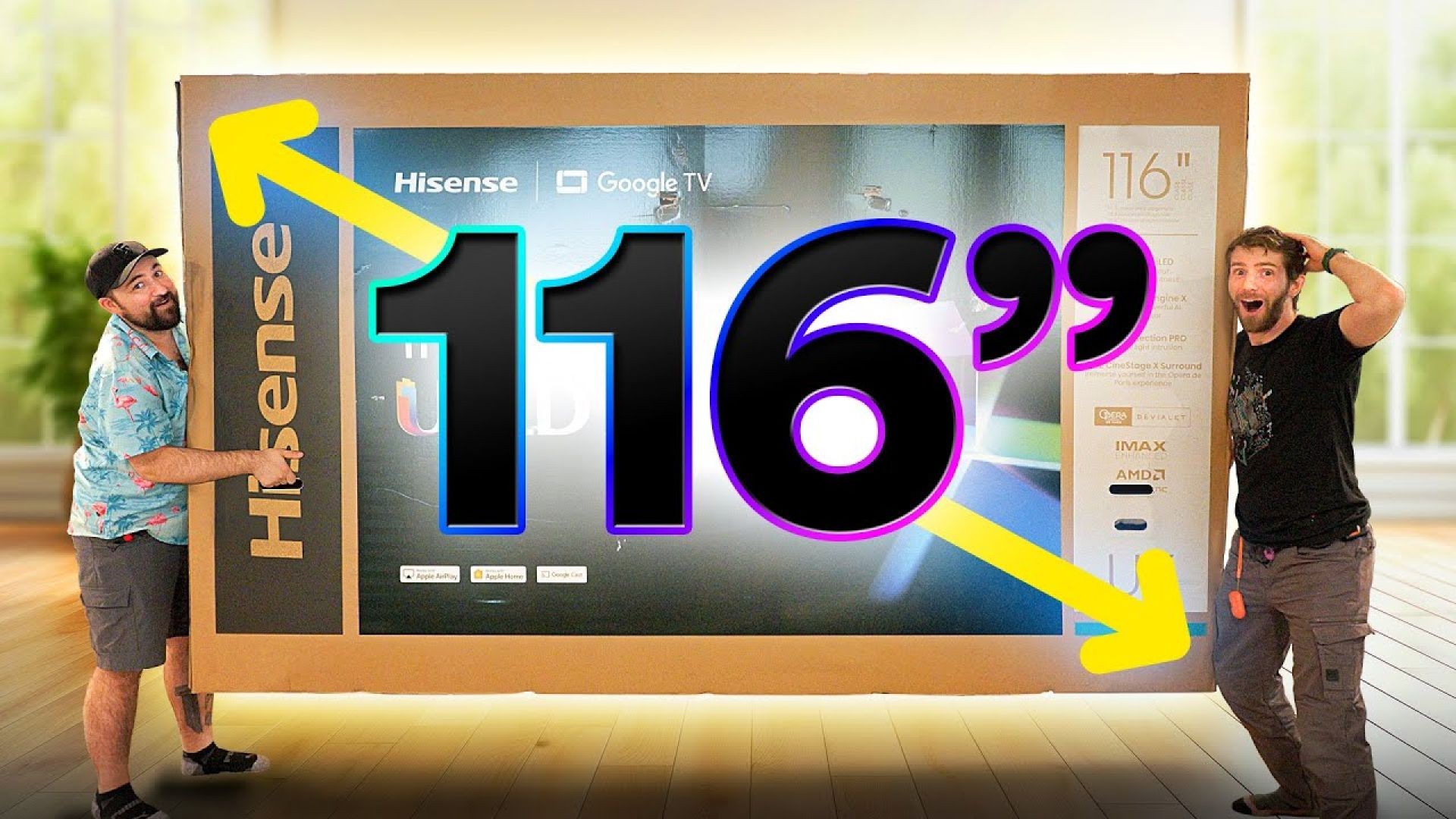 First Unboxing of the World’s Biggest TV – Massive Screen Experience Revealed