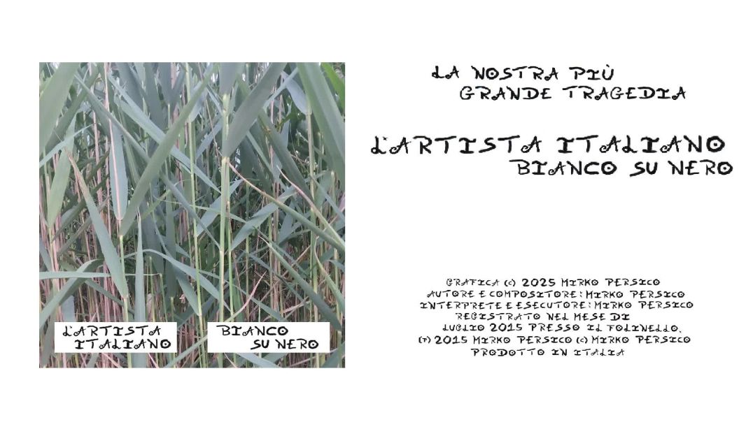 L'Artista Italiano - La Nostra più Grande Tragedia