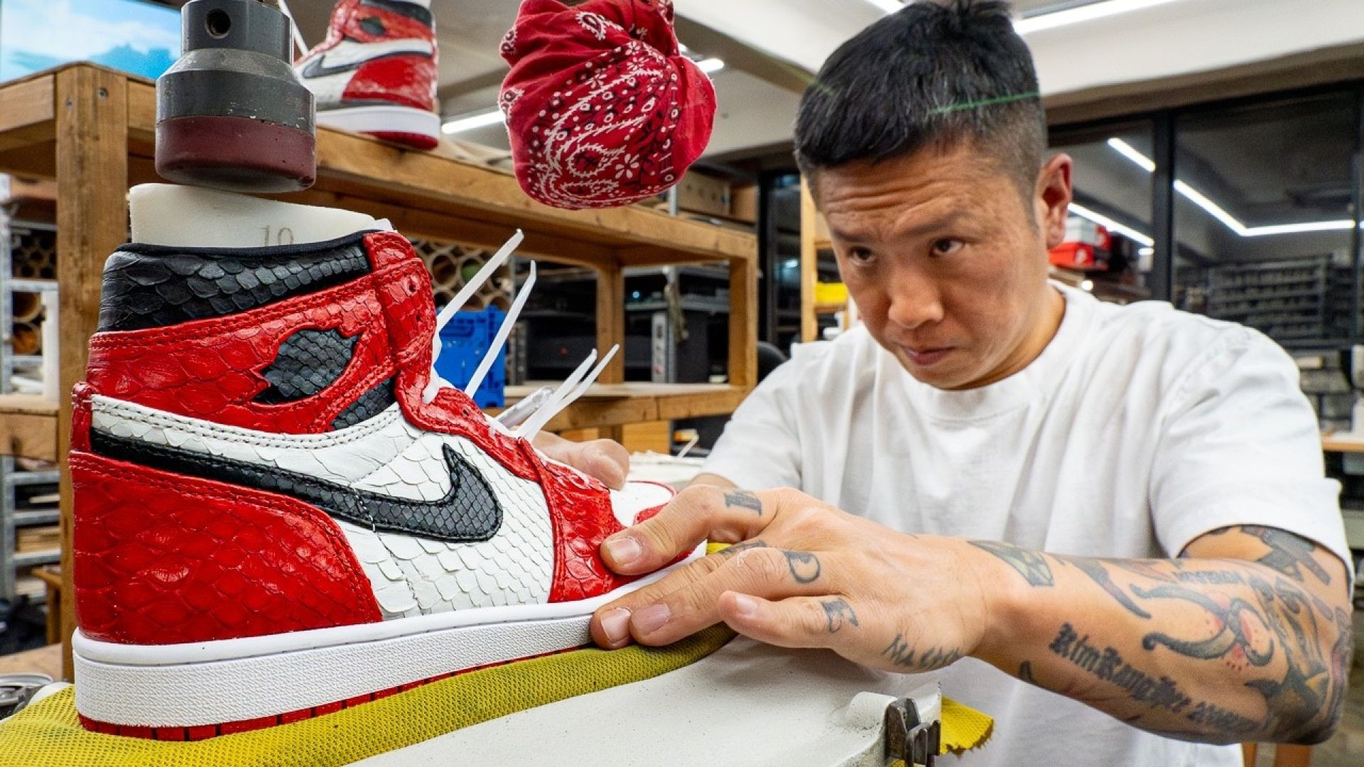 Insane Snakeskin Air Jordan Custom | Ultimate Sneaker Art 👟🐍