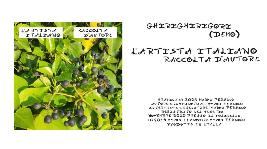 L'Artista Italiano - GhiriGhiriGori (Demo)