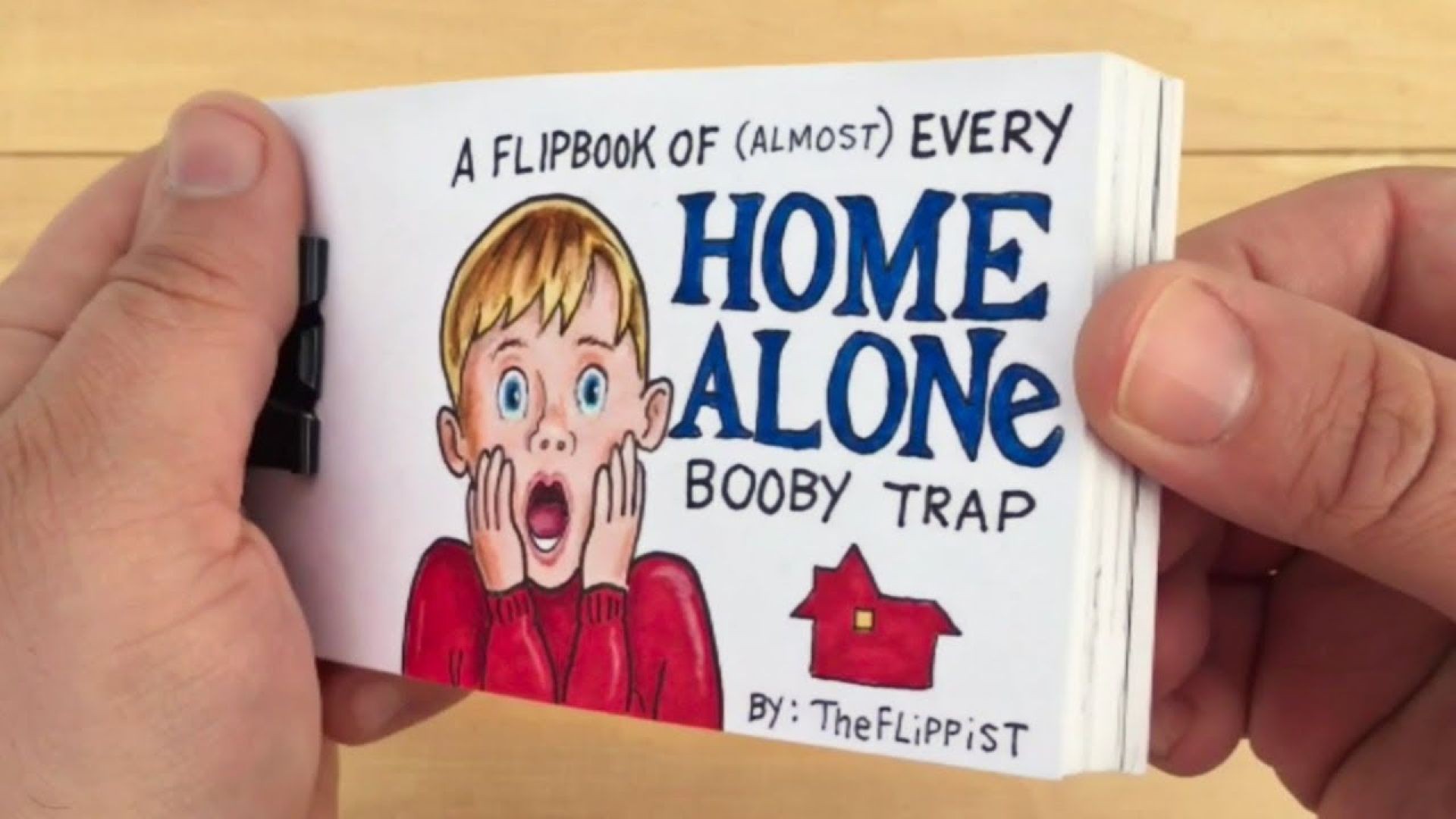 Home Alone Flipbook — Every Booby Trap in One Epic Compilation 🎬🖊️