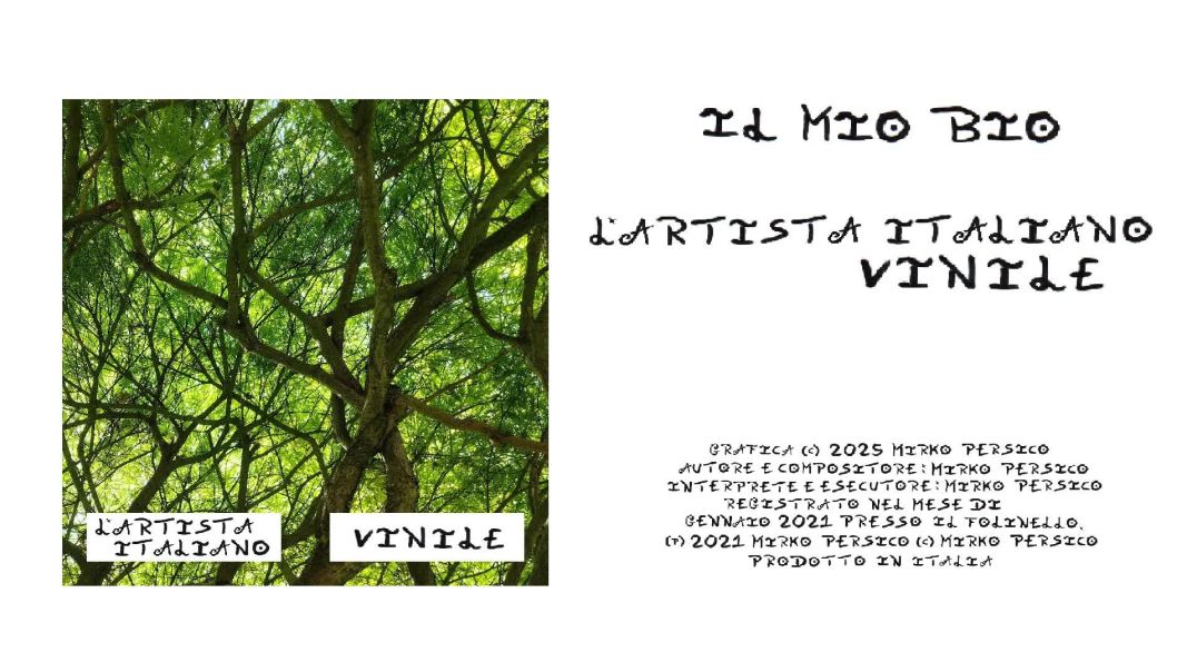 L'Artista Italiano - Il mio Bio