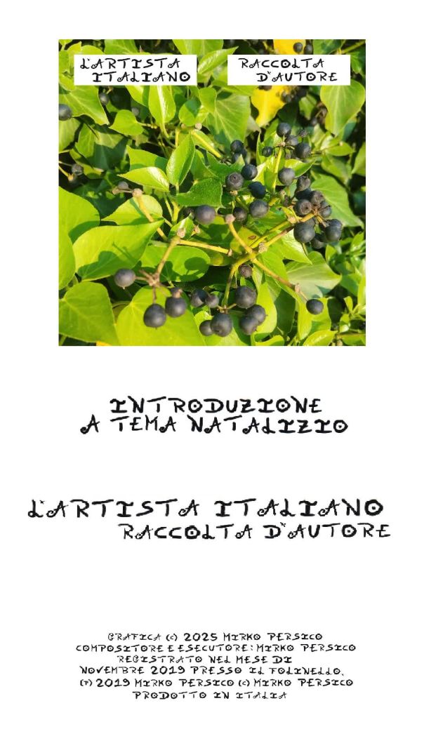 L'Artista Italiano - Introduzione a Tema Natalizio