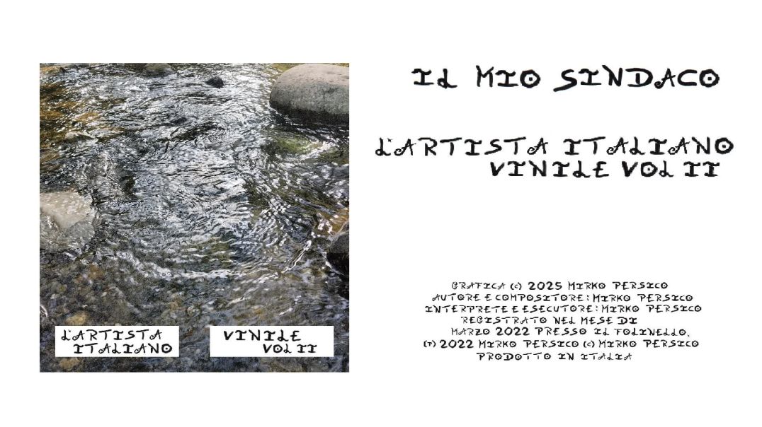 L'Artista Italiano - Il mio Sindaco