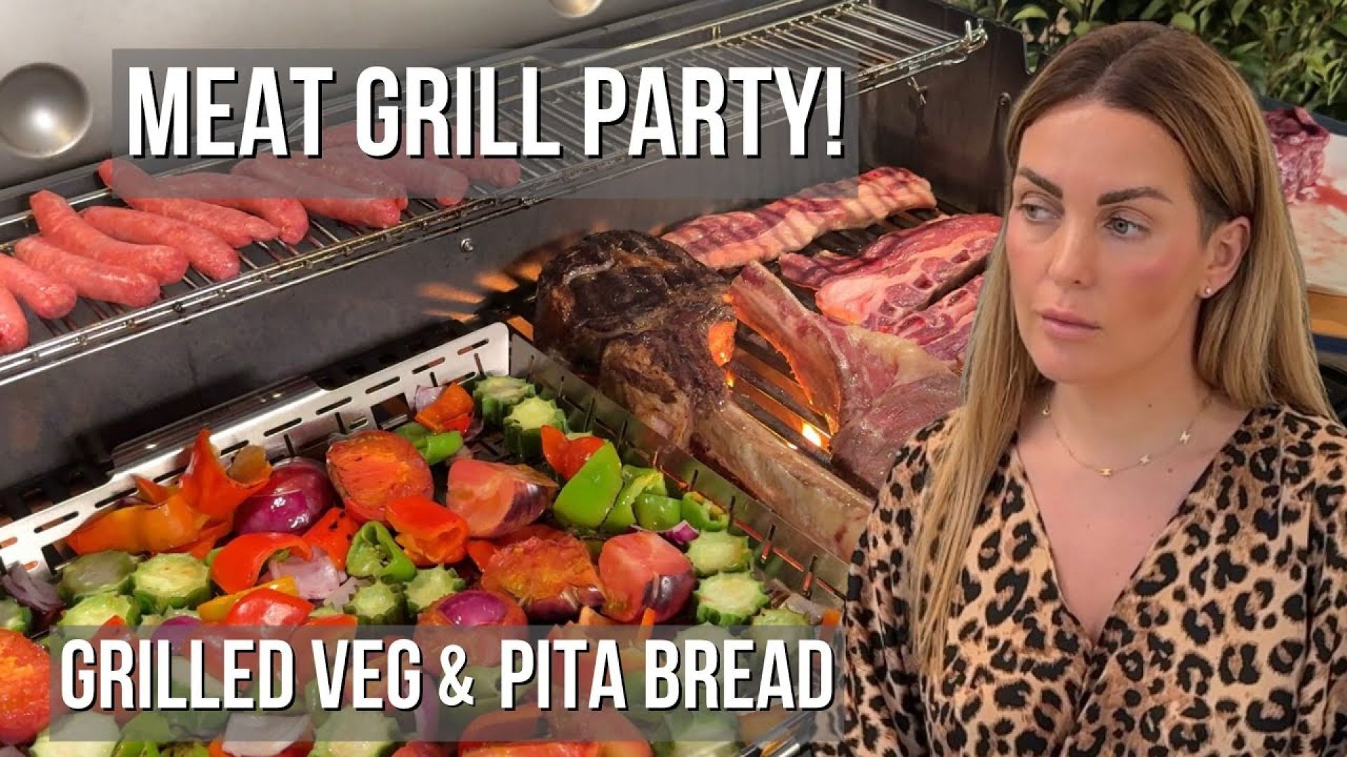 Ultimate Meat Grill Party | From Chicken to Tomahawk with Grilled Veggies & Homemade Pita