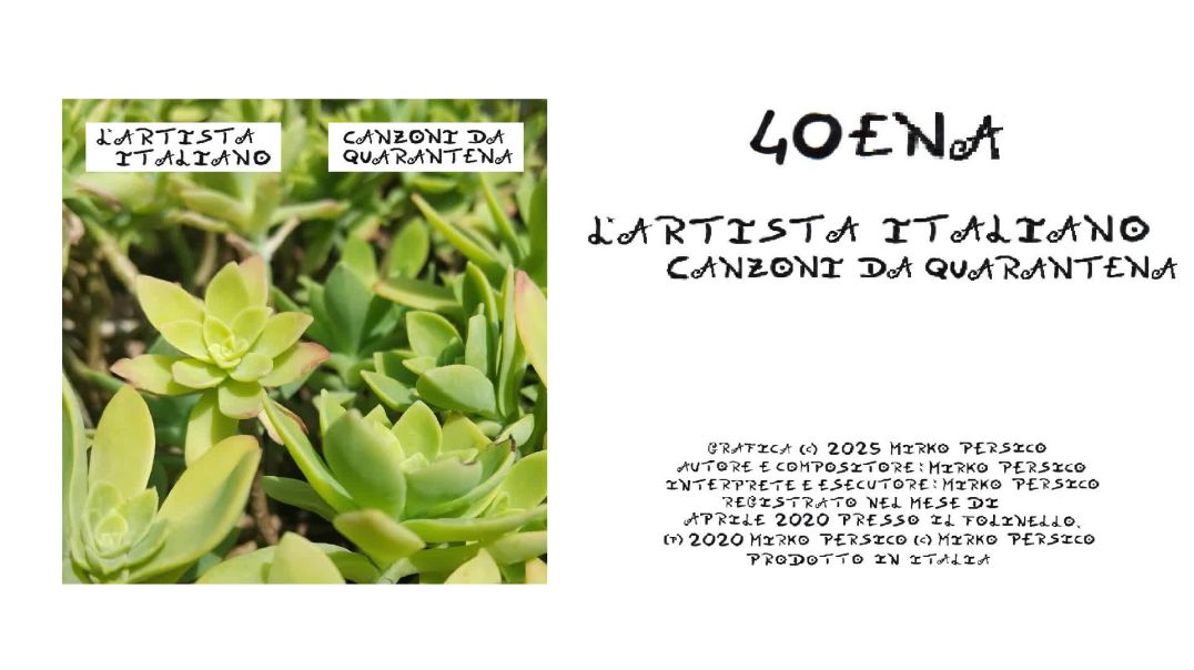 L'Artista Italiano - 40ena