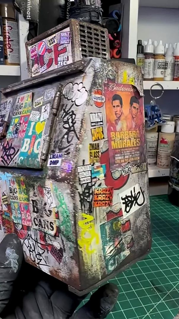 Realistic Miniature Street Diorama Art