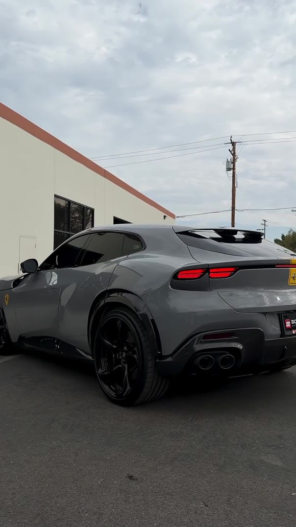 Ferrari Purosangue with Boden Exhaust & Anrky Wheels