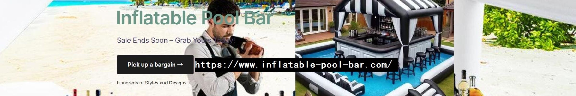 Inflatable Pool Bar Shop