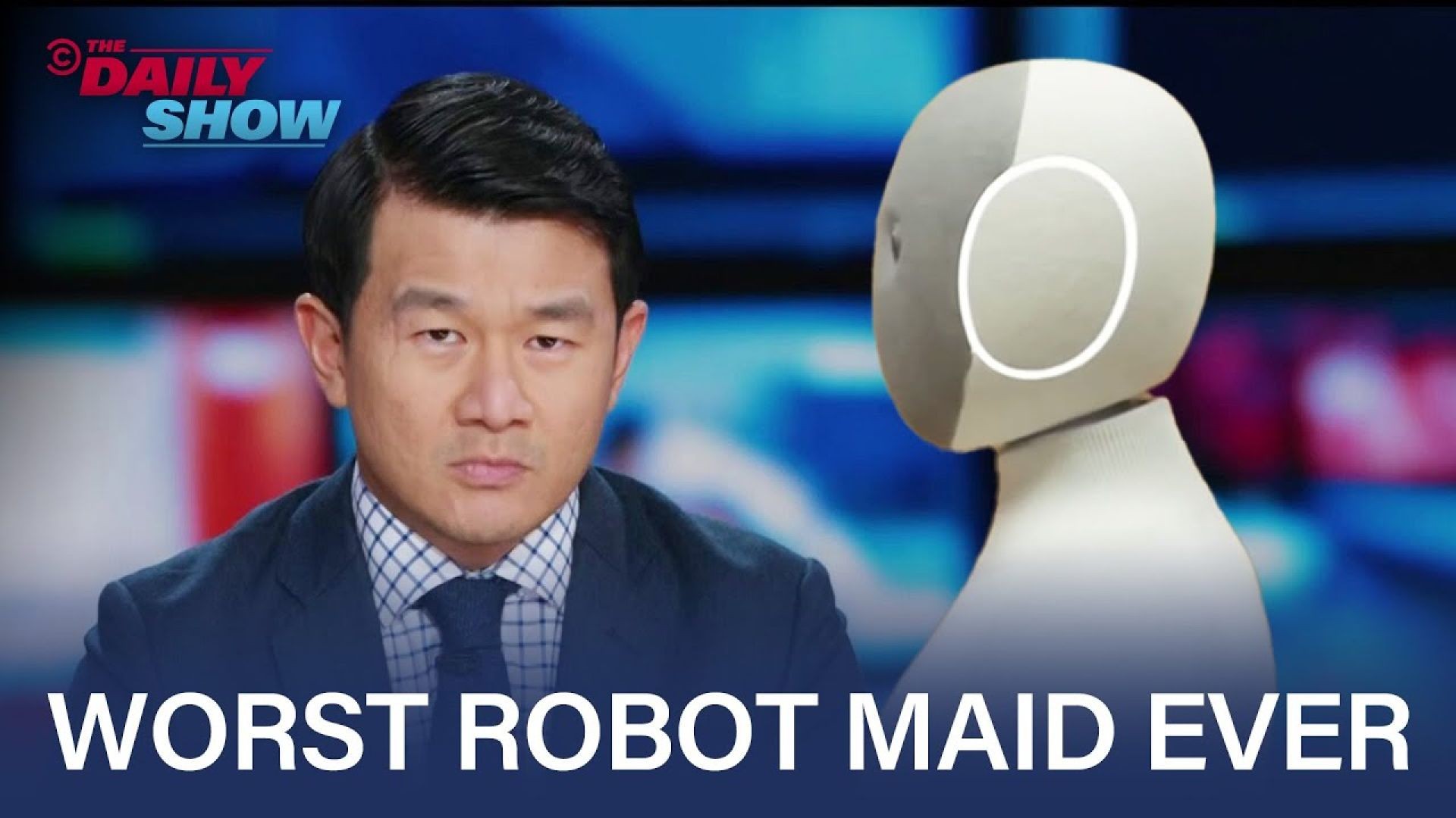 Ronny Chieng Meets Neo – The World’s Dumbest Robot Maid 🤖