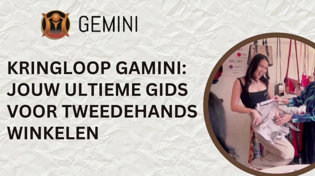 Kringloop Gamini Jouw Ultieme Gids voor Tweedehands Winkelen